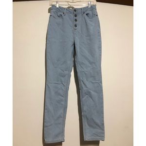 High rise skinny leggings jeans